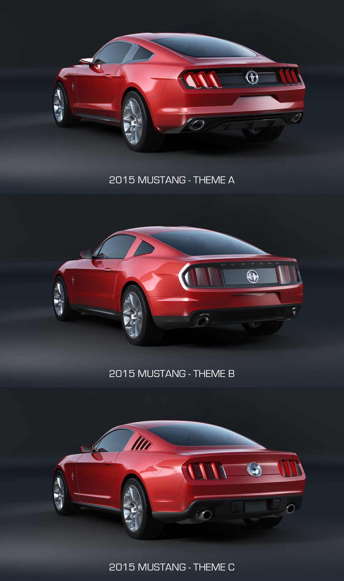 S650 Mustang S650 2023 Mustang (7th Gen) Lead Designer Revealed 04-2015-Ford-Mustang-Design-Theme-Comparison-Rear-end (1)