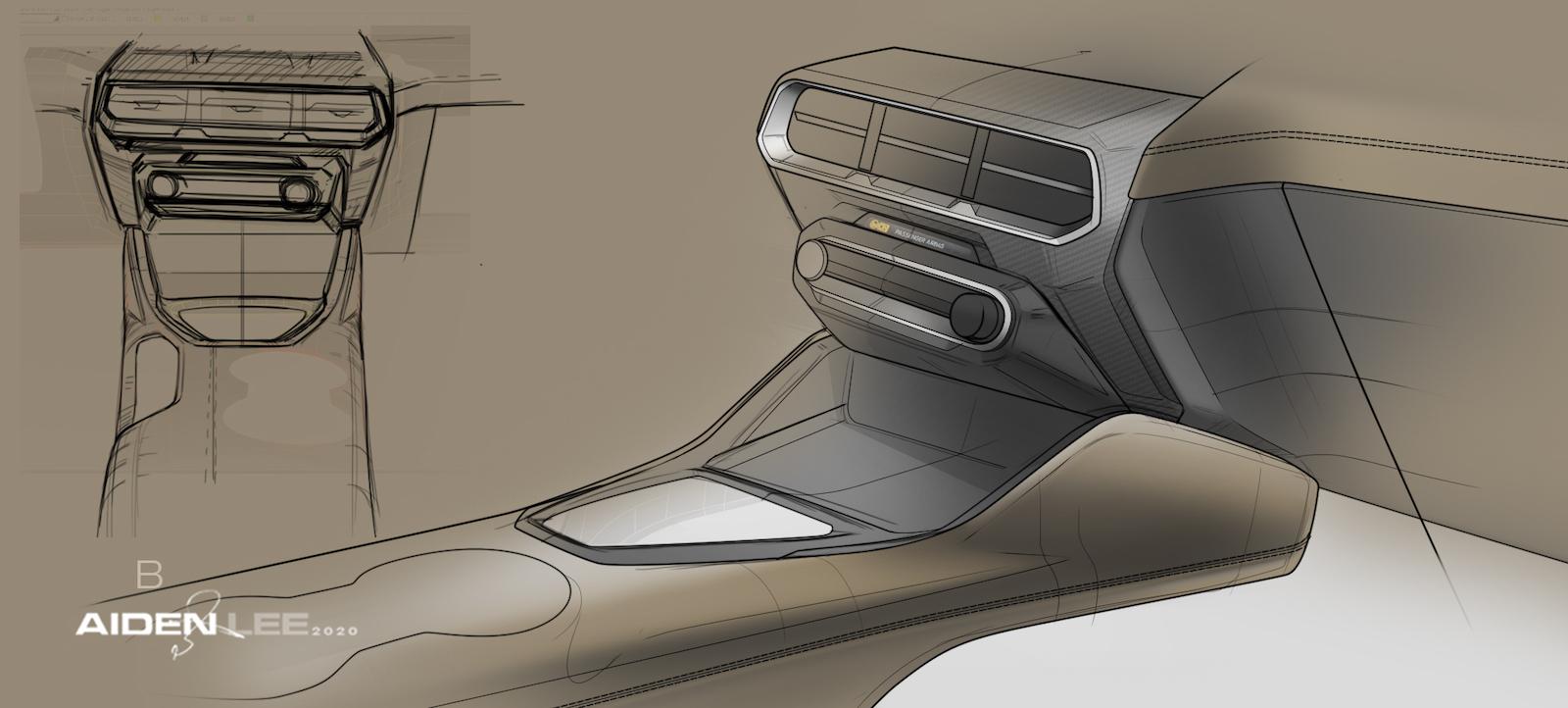 S650 Mustang S650 Mustang Design Sketches, Proposals, Modeling (Exterior + Interior) 06