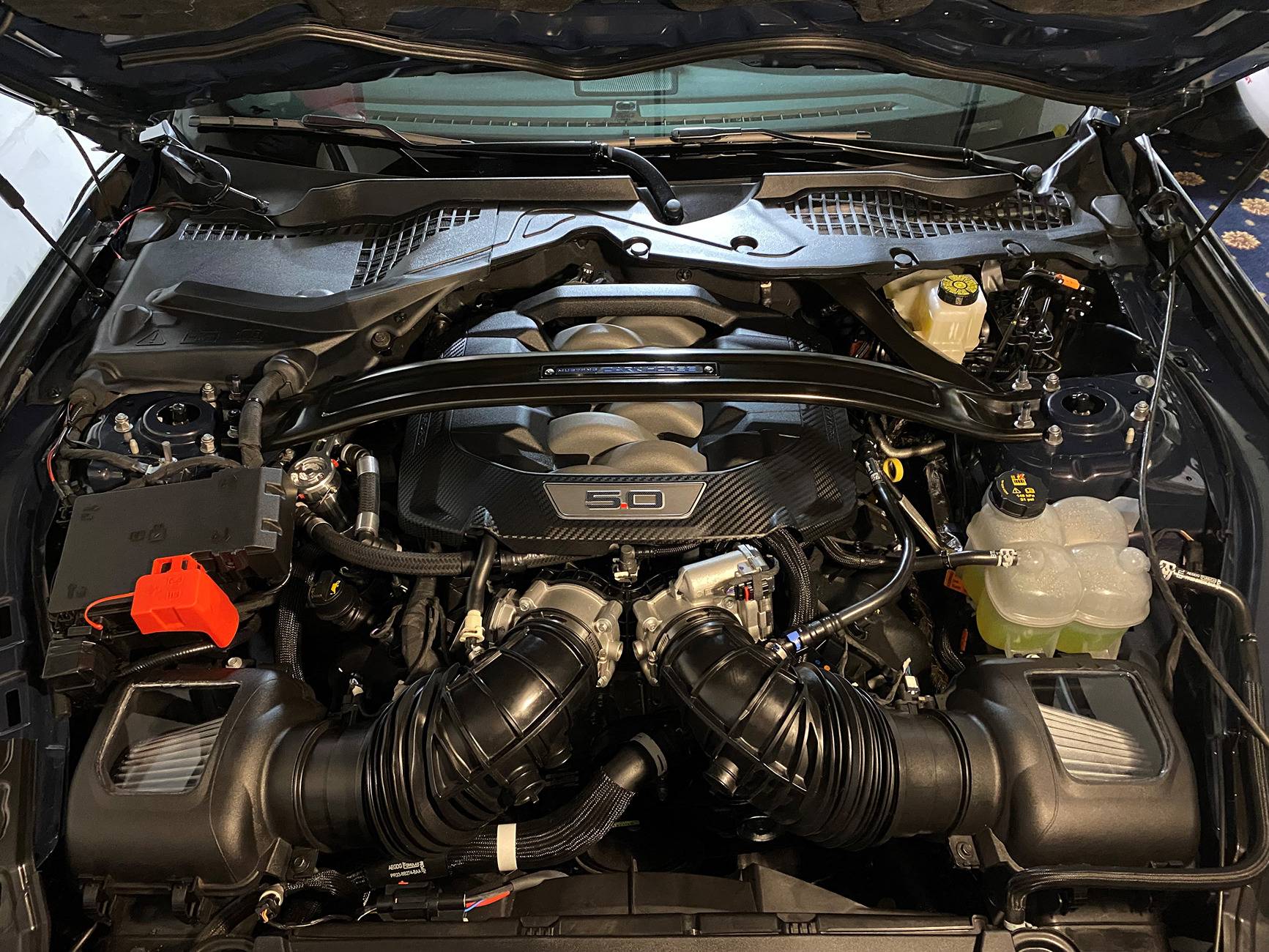 S650 Mustang My clear airbox cover project.   I like it... 1