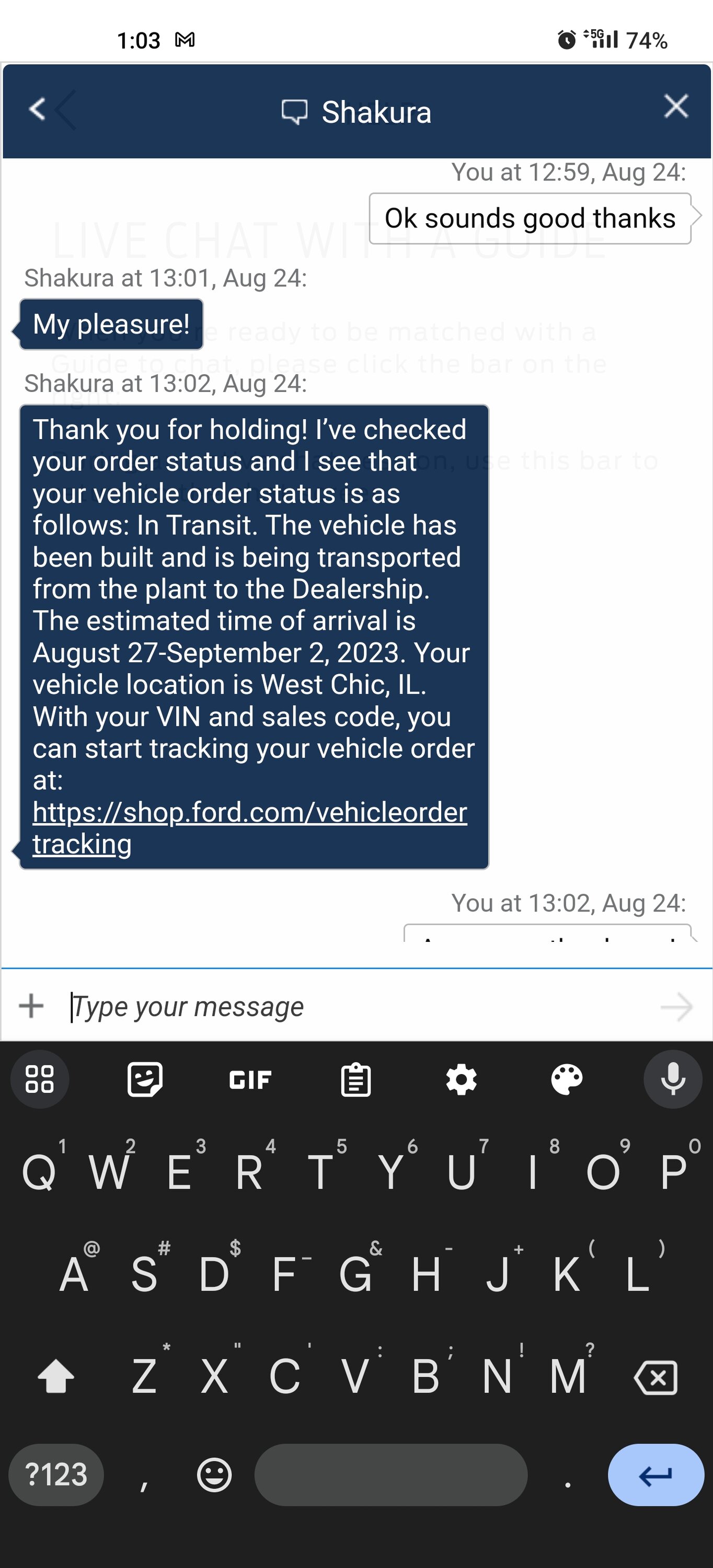S650 Mustang California customers - Shipping Question 1000001484