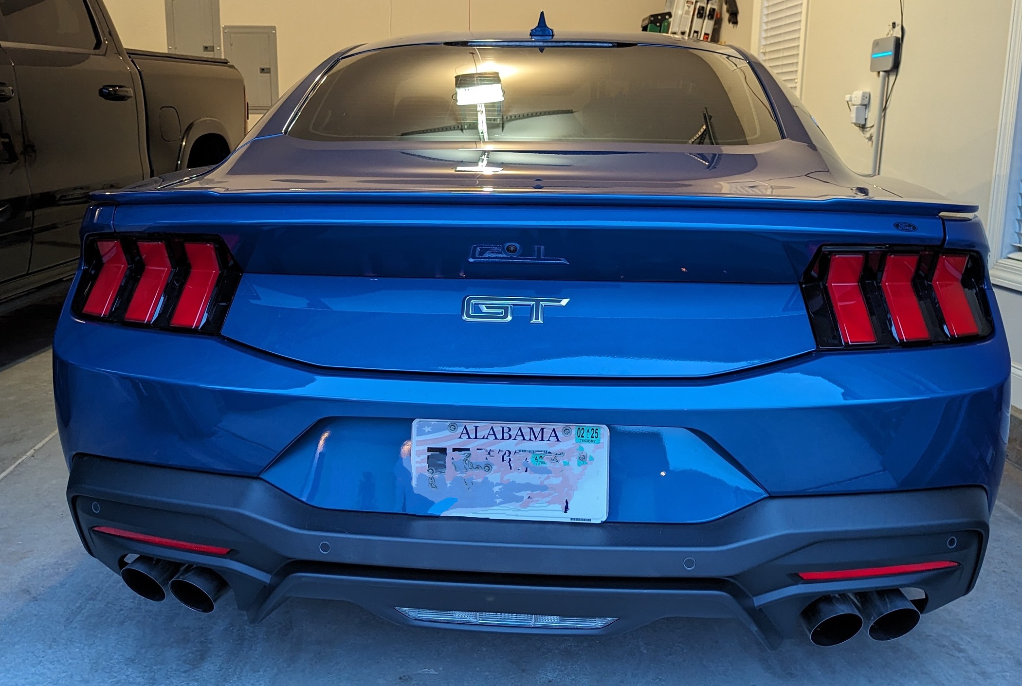 S650 Mustang Atlas Blue “Spoiler Delete” Rear Decklid 1000002673