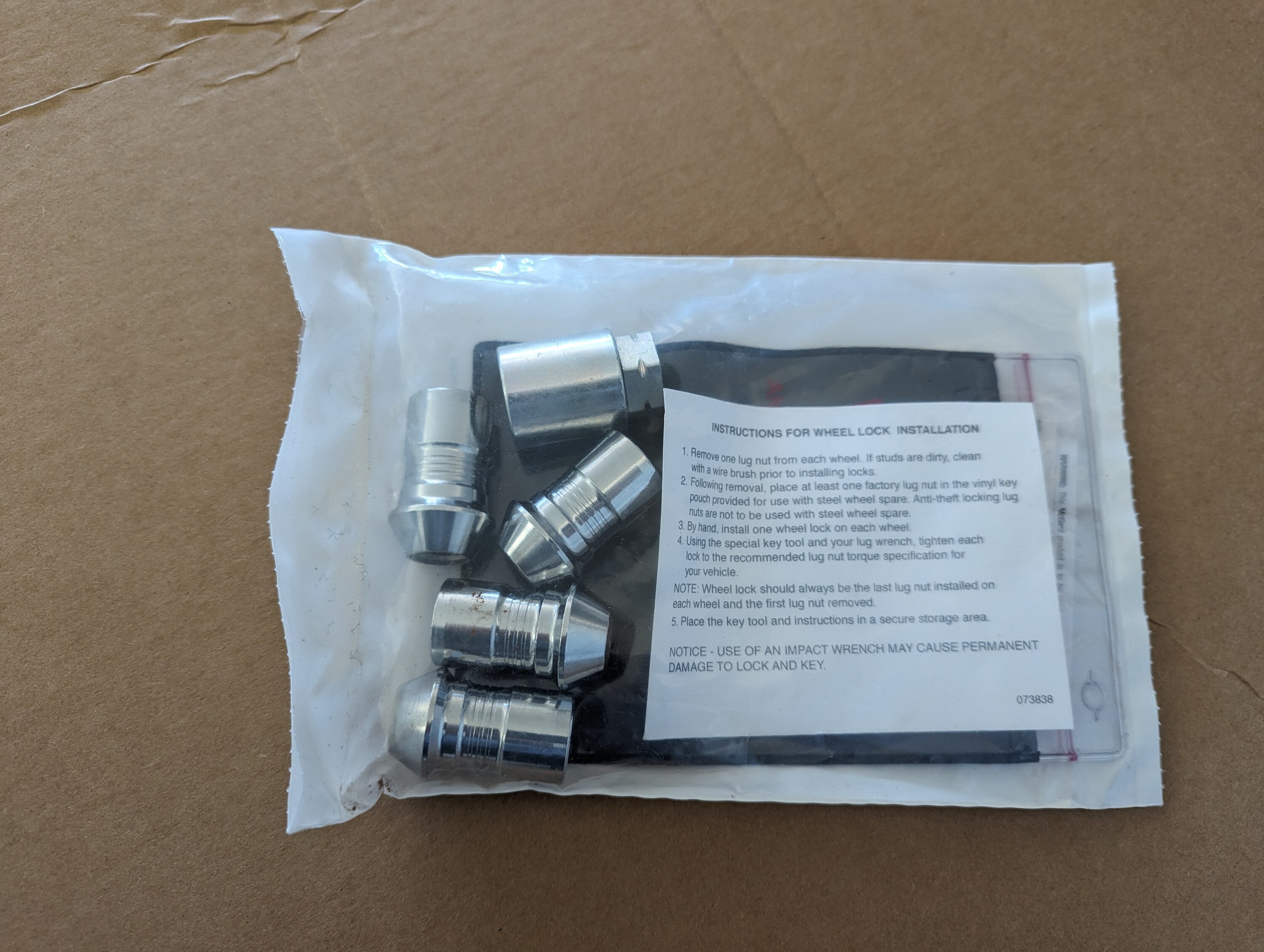 S650 Mustang Ford Locking Lug Nuts 1000002786