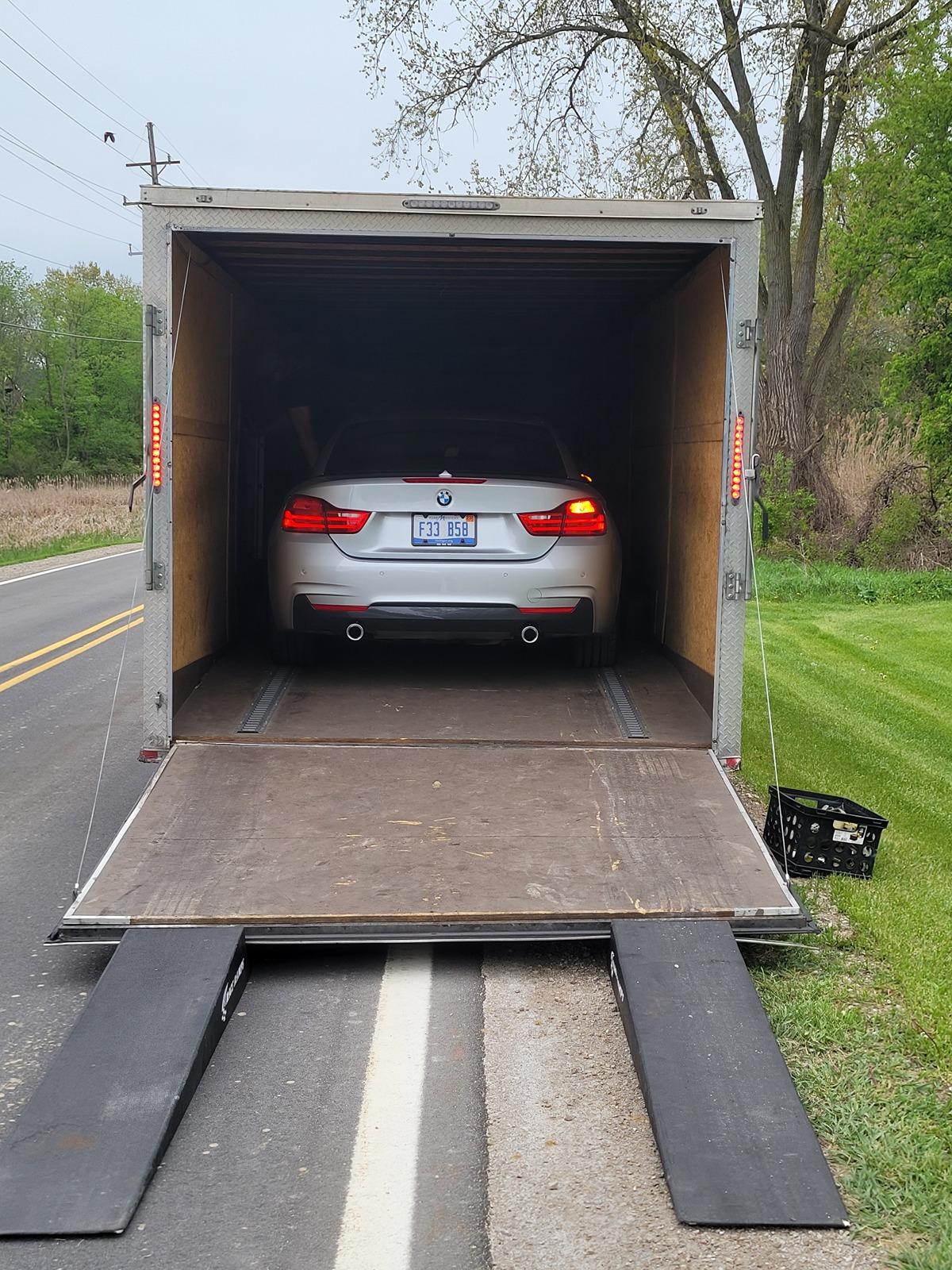 S650 Mustang CG for A10 base GT to position escape door in car hauler 1000002914