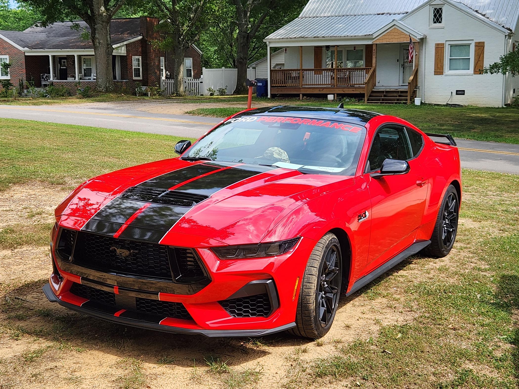 S650 Mustang Just got stripes and new badges. Still plenty left to do. 1000004222