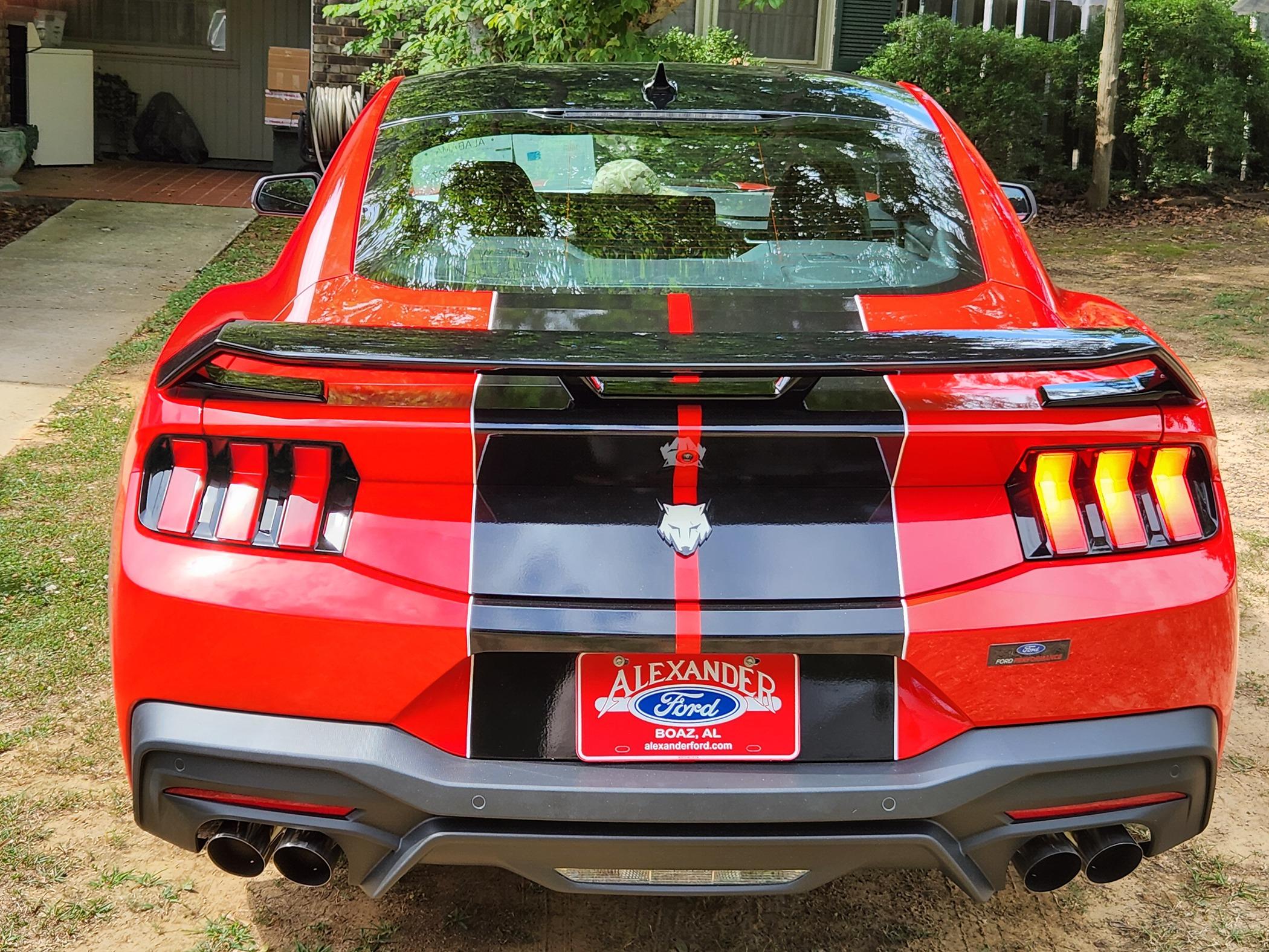 S650 Mustang Just got stripes and new badges. Still plenty left to do. 1000004223