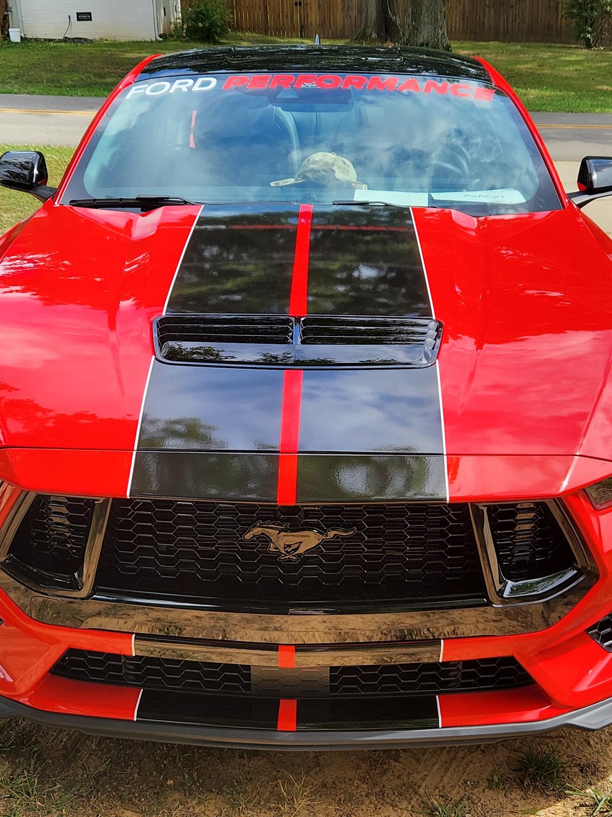 S650 Mustang Just got stripes and new badges. Still plenty left to do. 1000004225