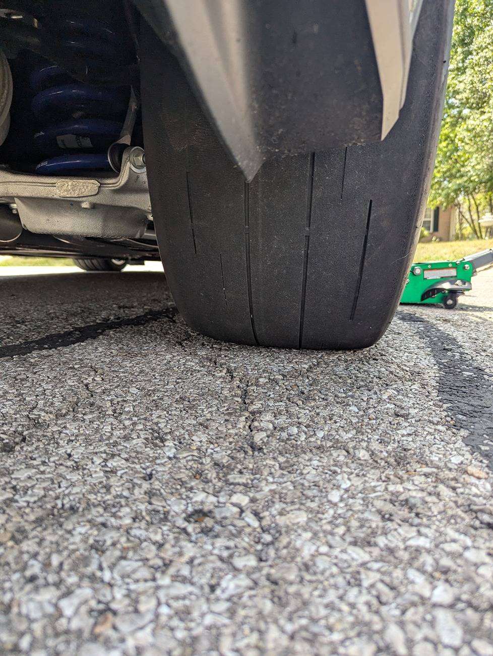 S650 Mustang Rear ride height with lowering springs still too high 1000010346