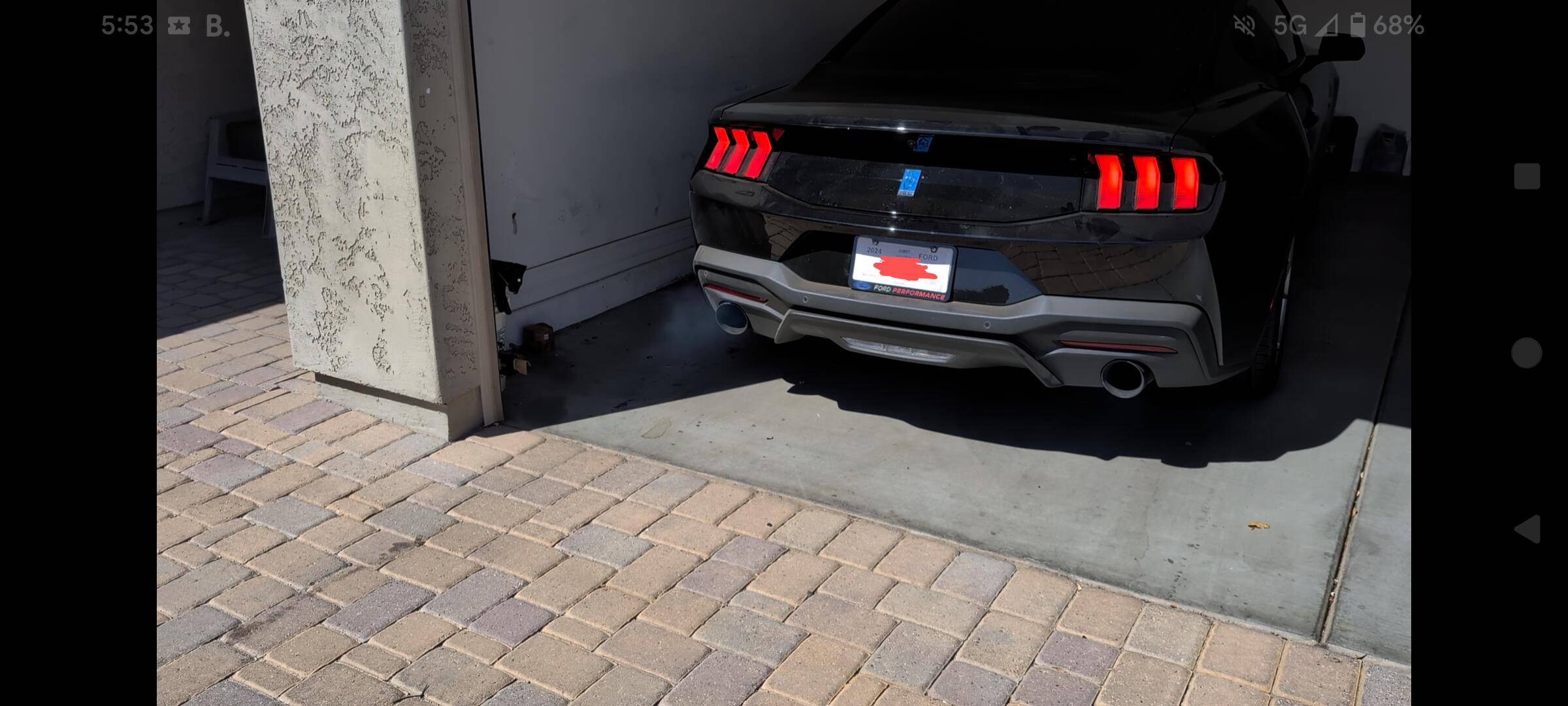 S650 Mustang Blue Smoke on start up after the car has been sitting a couple of hours. 1000016800