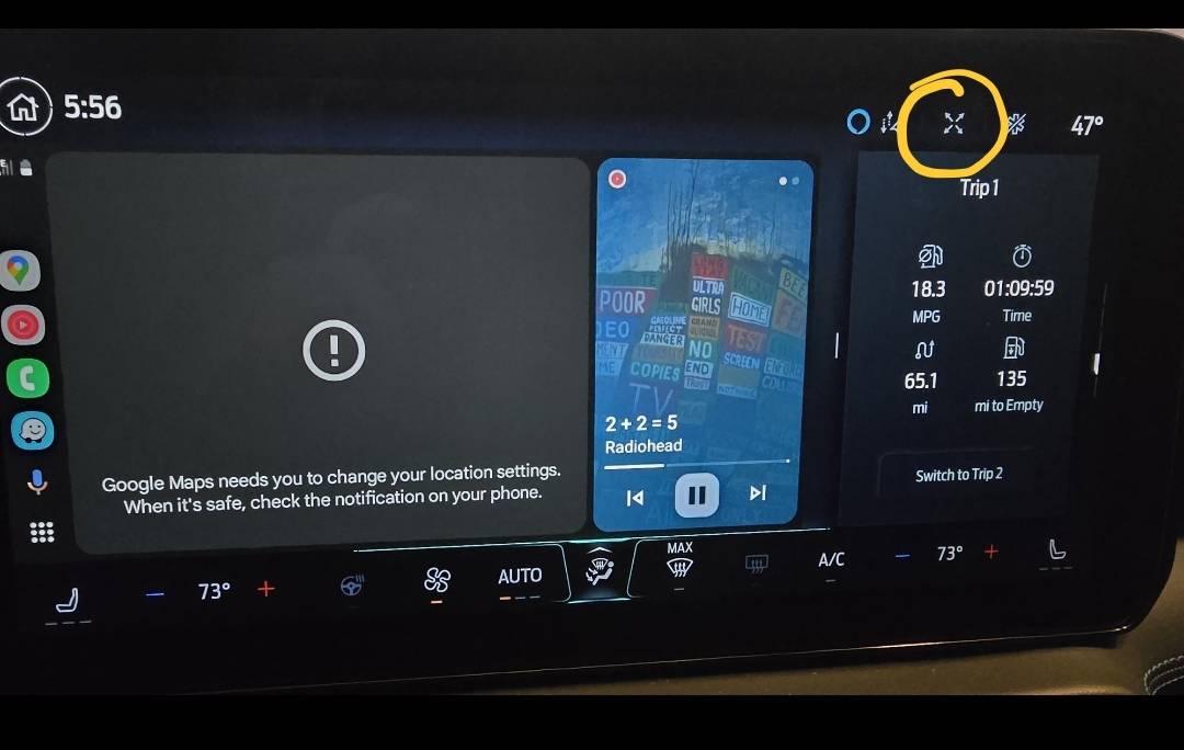 S650 Mustang Recent screen update? 1000019317