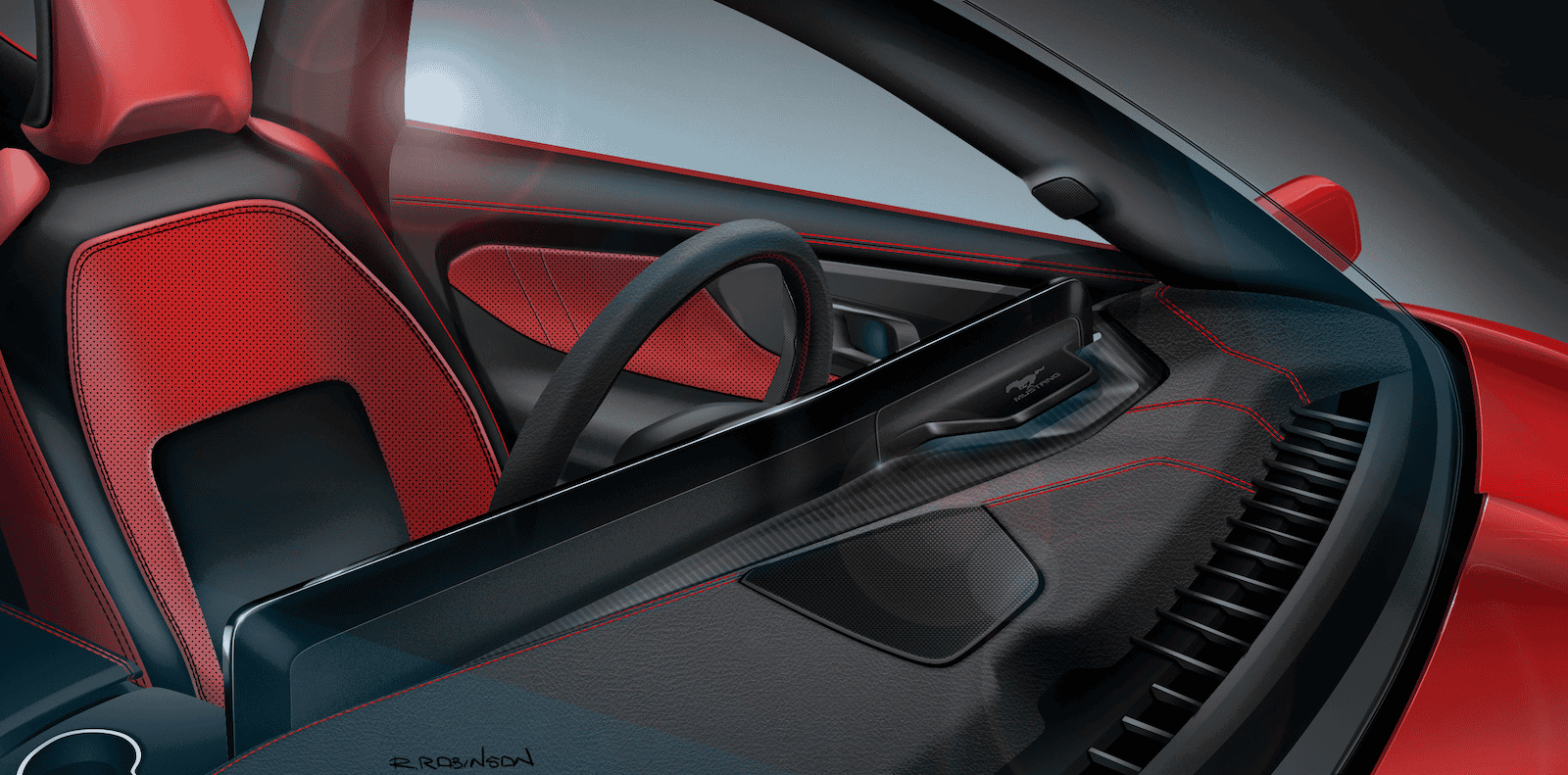 S650 Mustang S650 Mustang Design Sketches, Proposals, Modeling (Exterior + Interior) 1664969000928