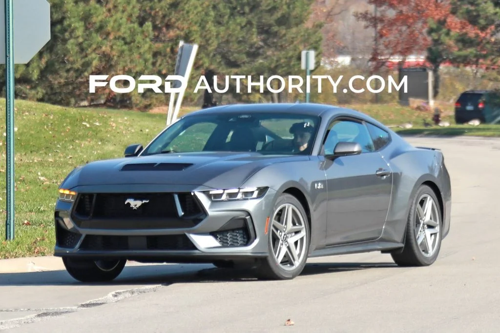 S650 Mustang Gray S650 Mustang GT spotted on road 1668284575816