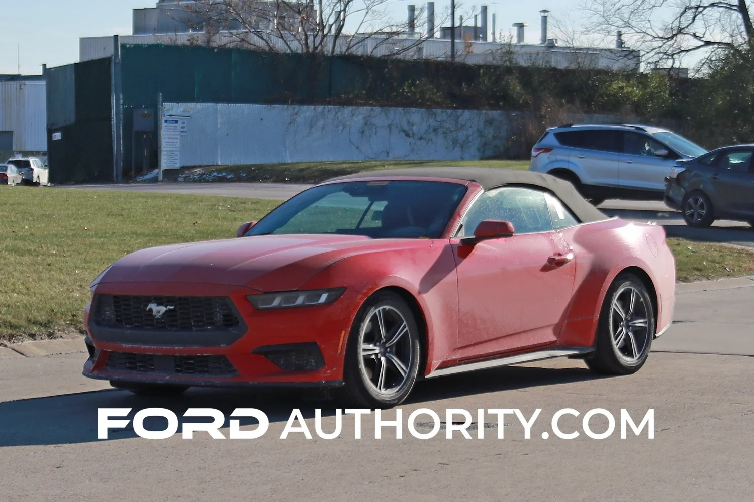 S650 Mustang Race Red Ecoboost spotted 1671900630107