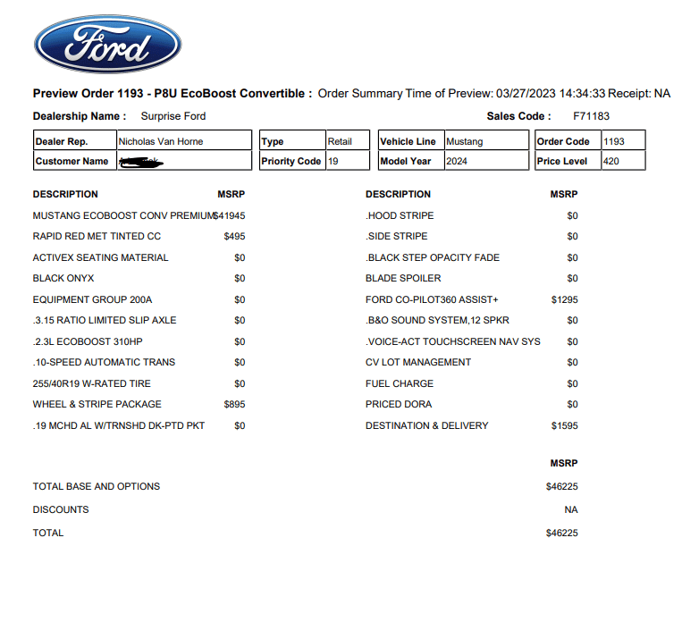 S650 Mustang 2024+ Mustang S650 Orders Tracking List & Stats [Enter Yours!] 1680064897322