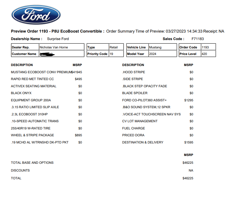 S650 Mustang 2024+ Mustang S650 Orders Tracking List & Stats [Enter Yours!] 1680064897322
