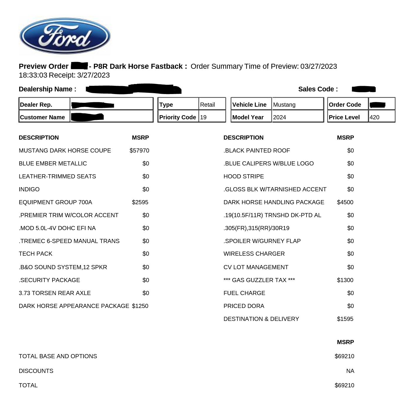 S650 Mustang 2024+ Mustang S650 Orders Tracking List & Stats [Enter Yours!] 1680198174113
