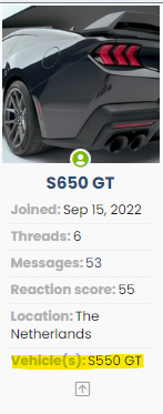 S650 Mustang What are you upgrading from? 1680693168359