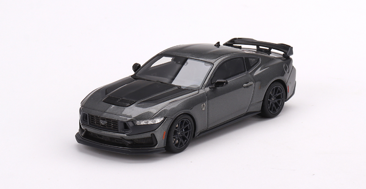 S650 Mustang First S650 2024 Ford Mustang Diecast! 1/18 Dark Horse in Carbonized Gray 1683826061673