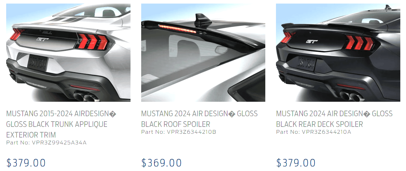 S650 Mustang Ford Accessories Live for 2024 Mustang 1684358906189