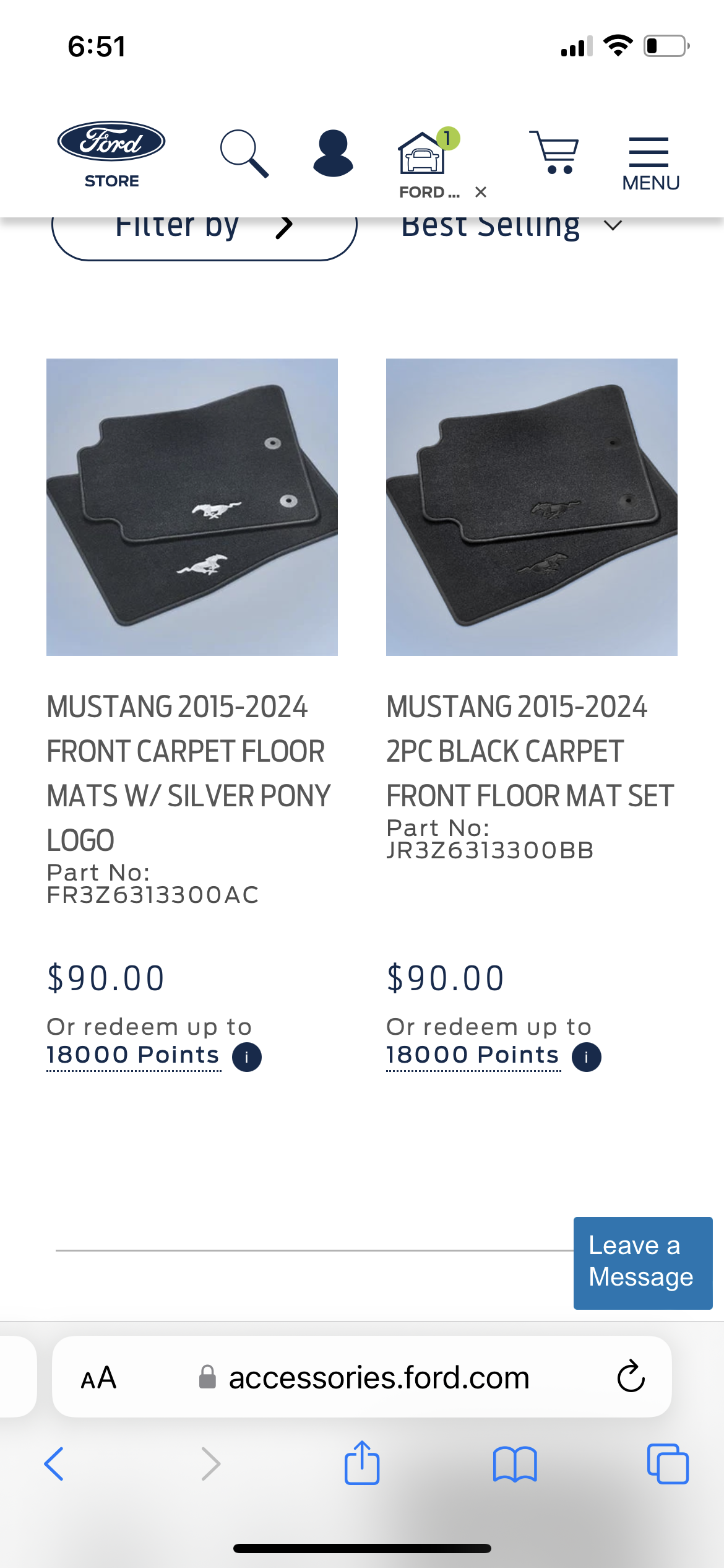 S650 Mustang S650 has same mats as the S550. 1685750155416