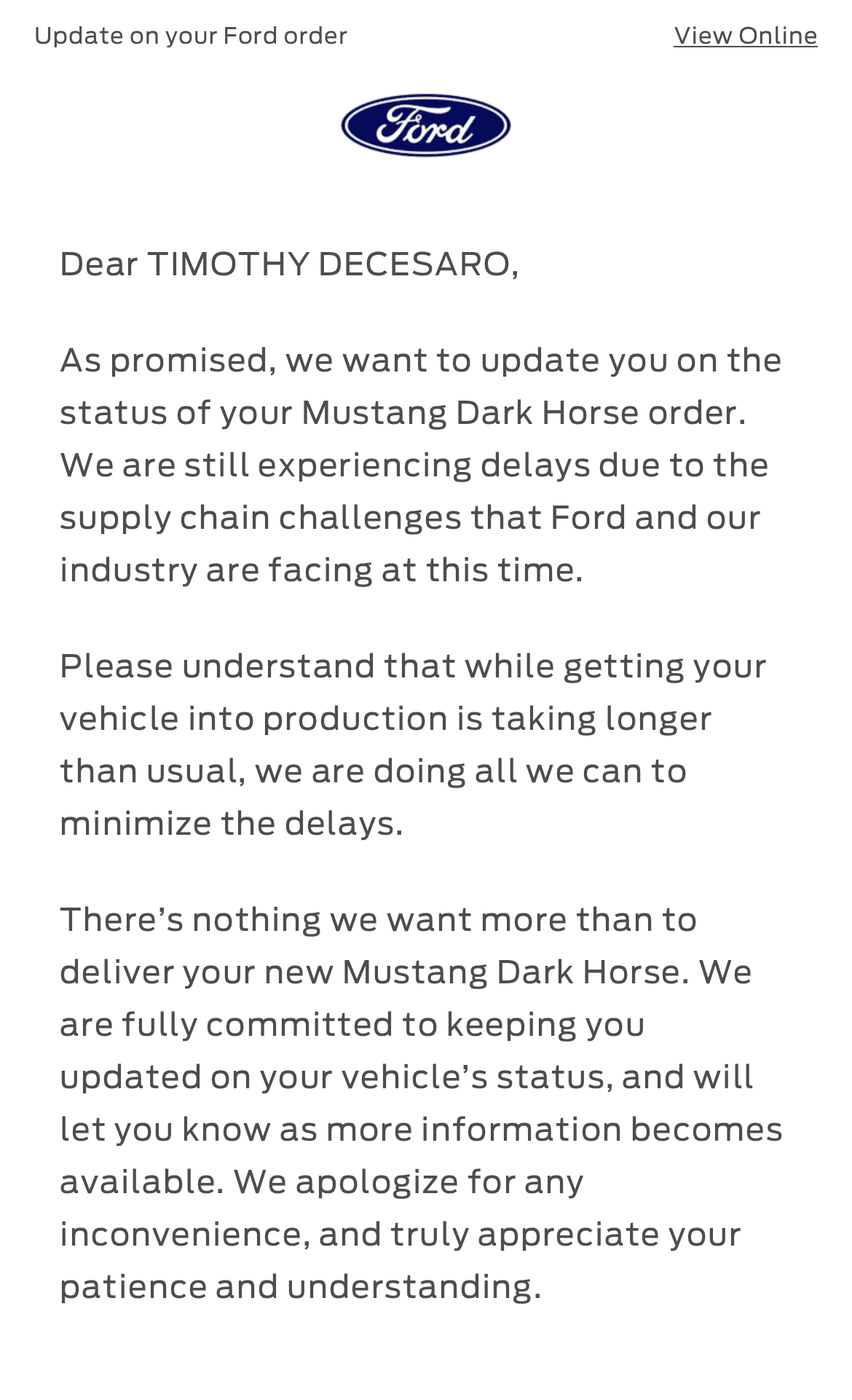 S650 Mustang Where's My Promise, Ford? 1687832674811