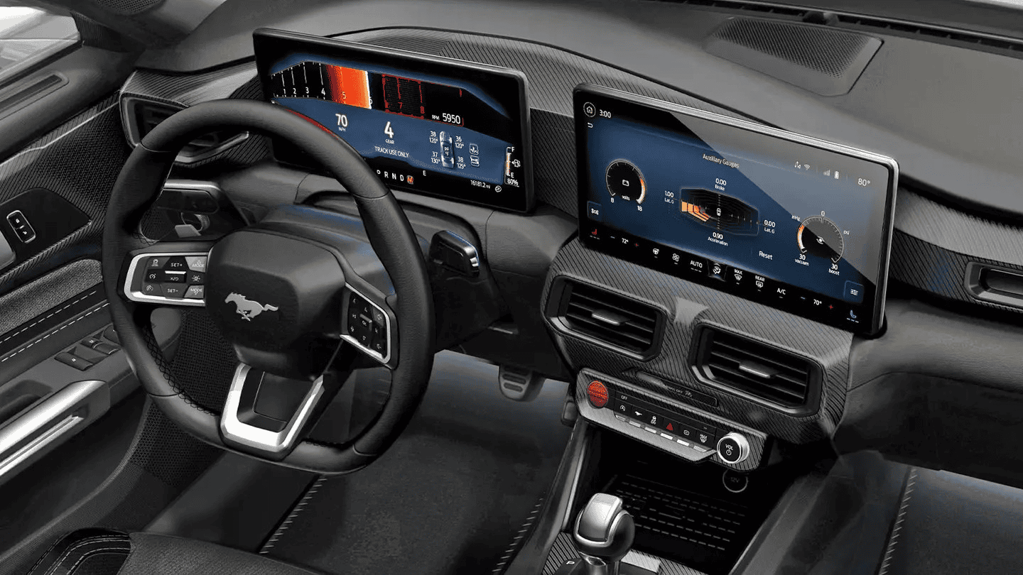 S650 Mustang Tacked-on Infotainment Screens Trend 1688152660075