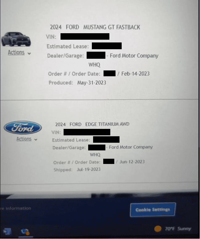 S650 Mustang First 2024 Mustang orders being shipped to dealers now! 1690563728149