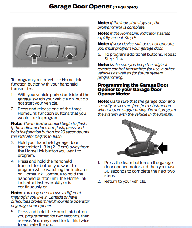 Program 2024 Mustang Garage Door Opener Mela Stormi