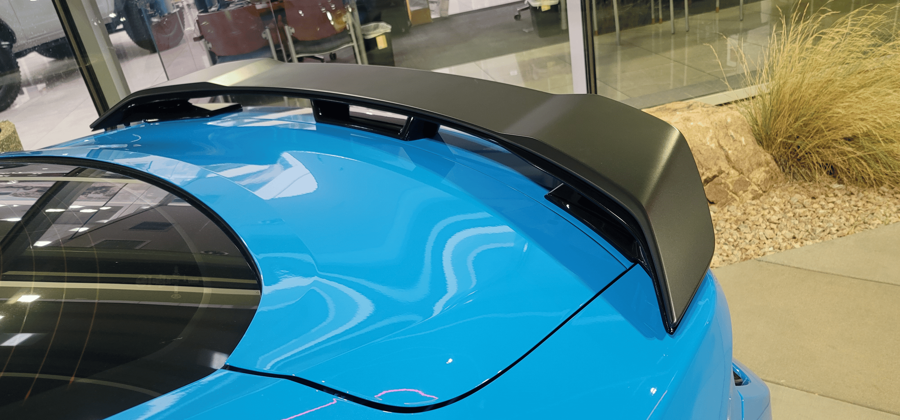 S650 Mustang Is the Dark Horse base spoiler the same as the HP spoiler? 1695733527768