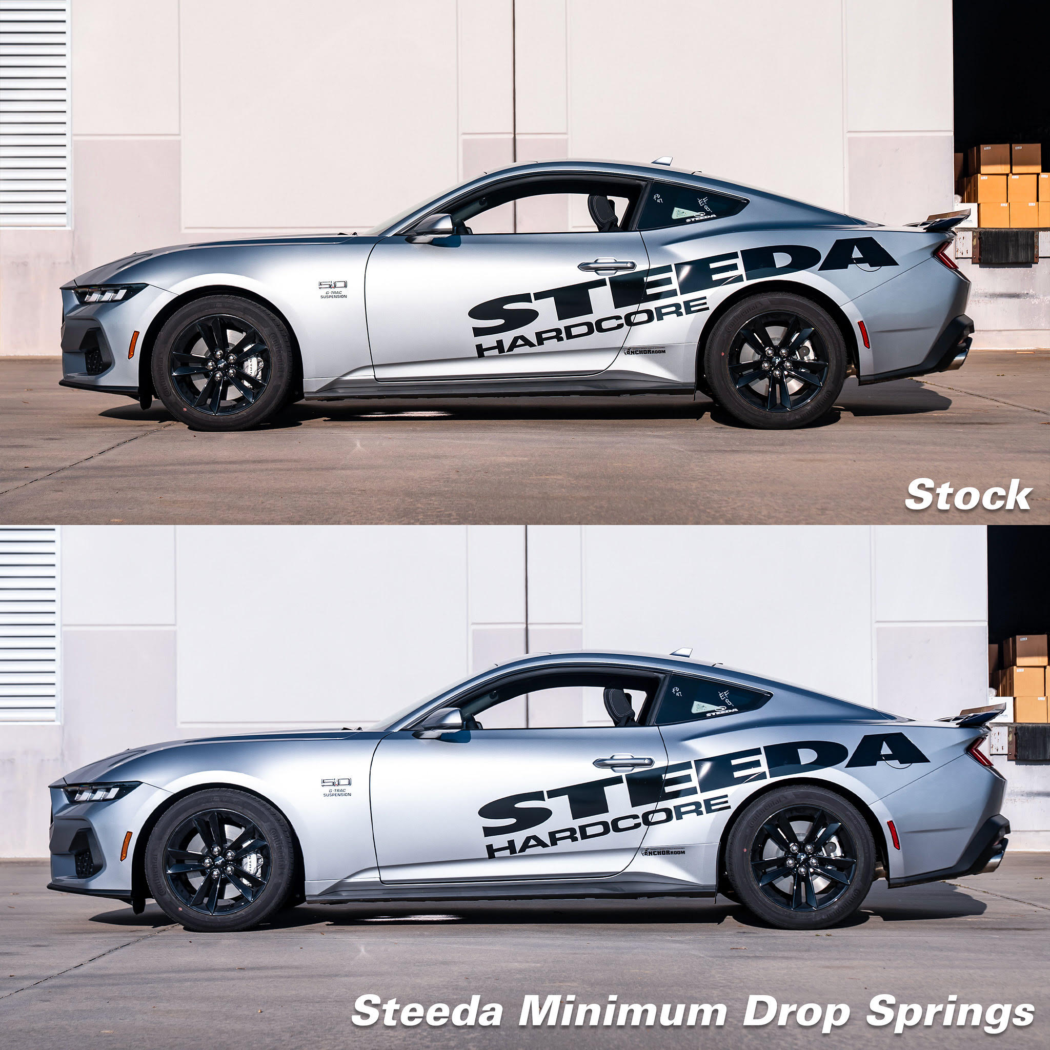 S650 Mustang Steeda Lowered - Sport / Minimum / Dual Rate Springs! 1695773433627