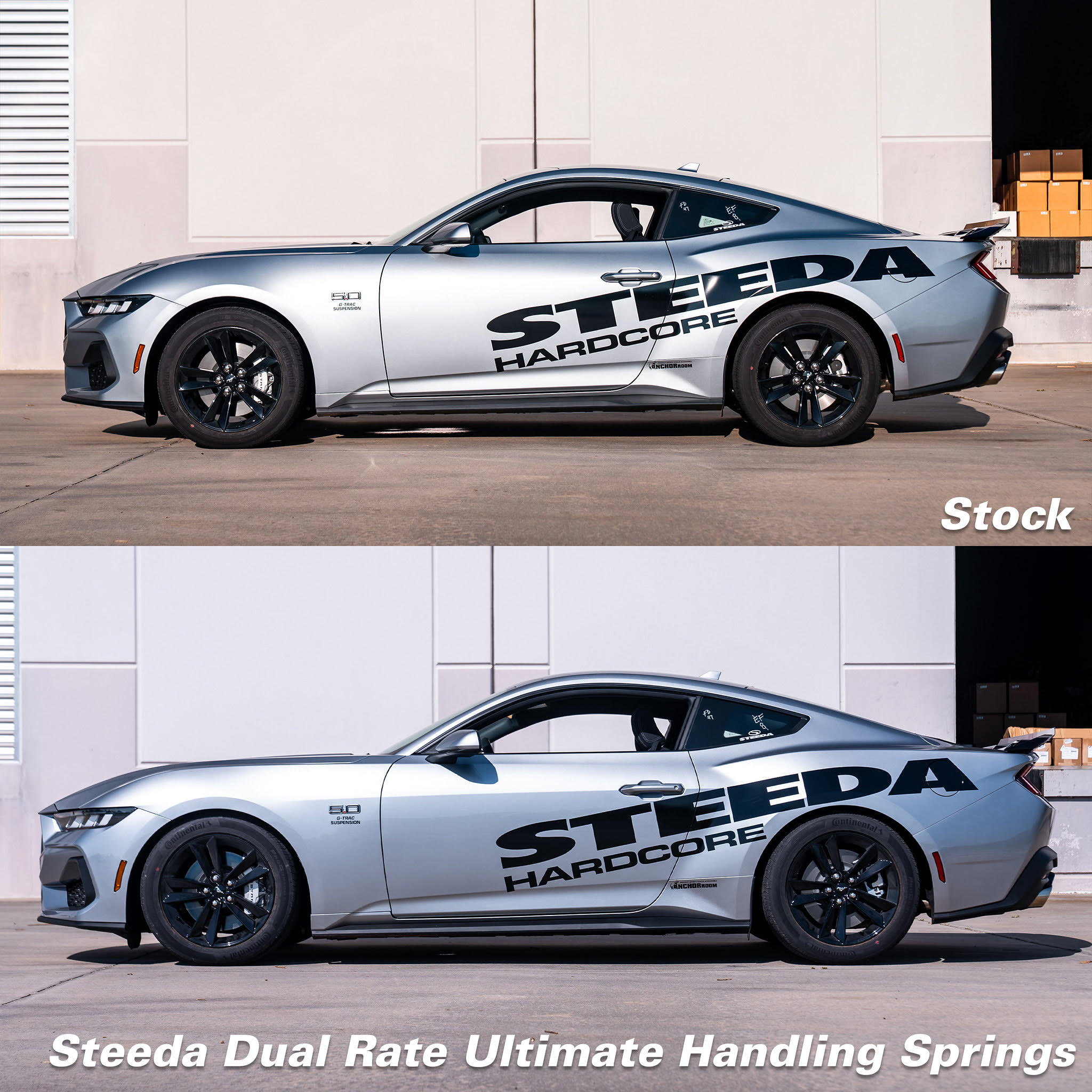 S650 Mustang Steeda Lowered - Sport / Minimum / Dual Rate Springs! 1695773463417