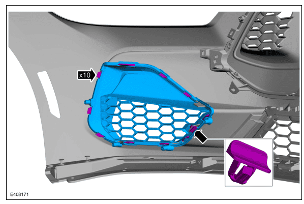 S650 Mustang Corner grille reinstall 1697360821262