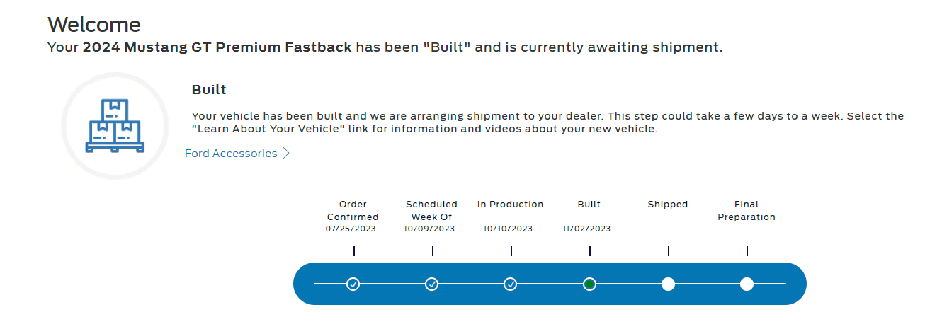 S650 Mustang BUILT & SHIPPED !! Tracker update 2023: What's your status? 1698962893697