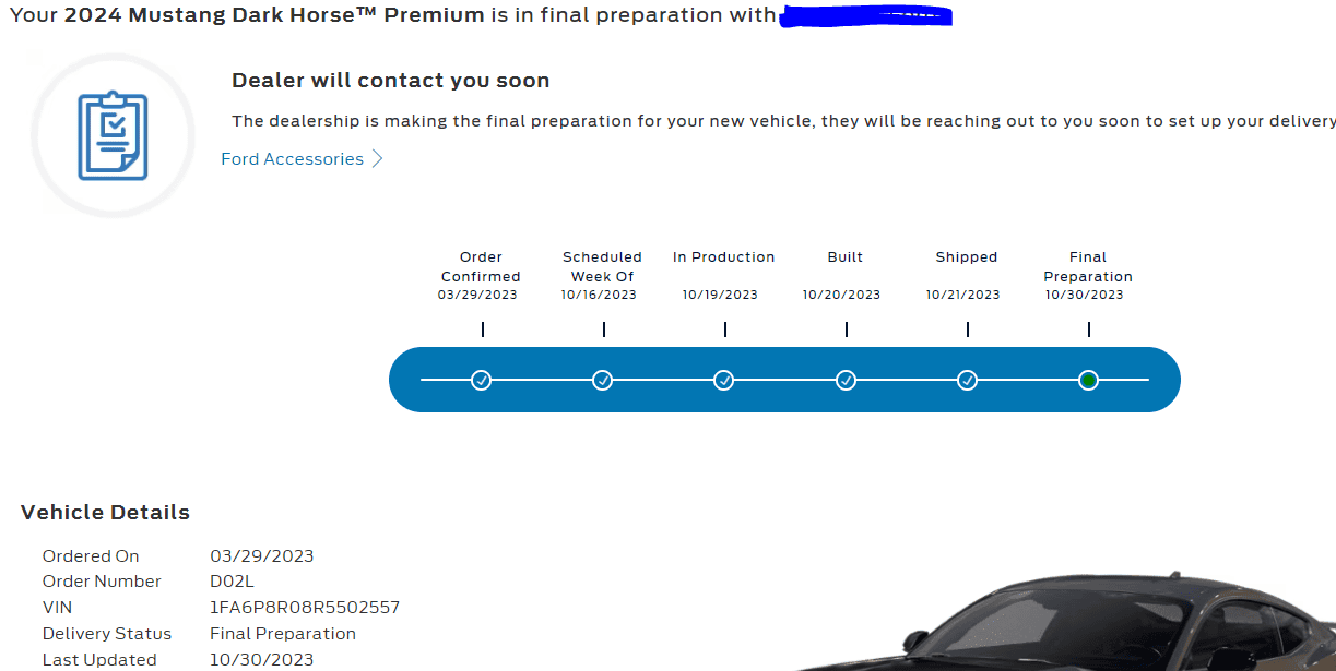 S650 Mustang BUILT & SHIPPED !! Tracker update 2023: What's your status? 1699048170341