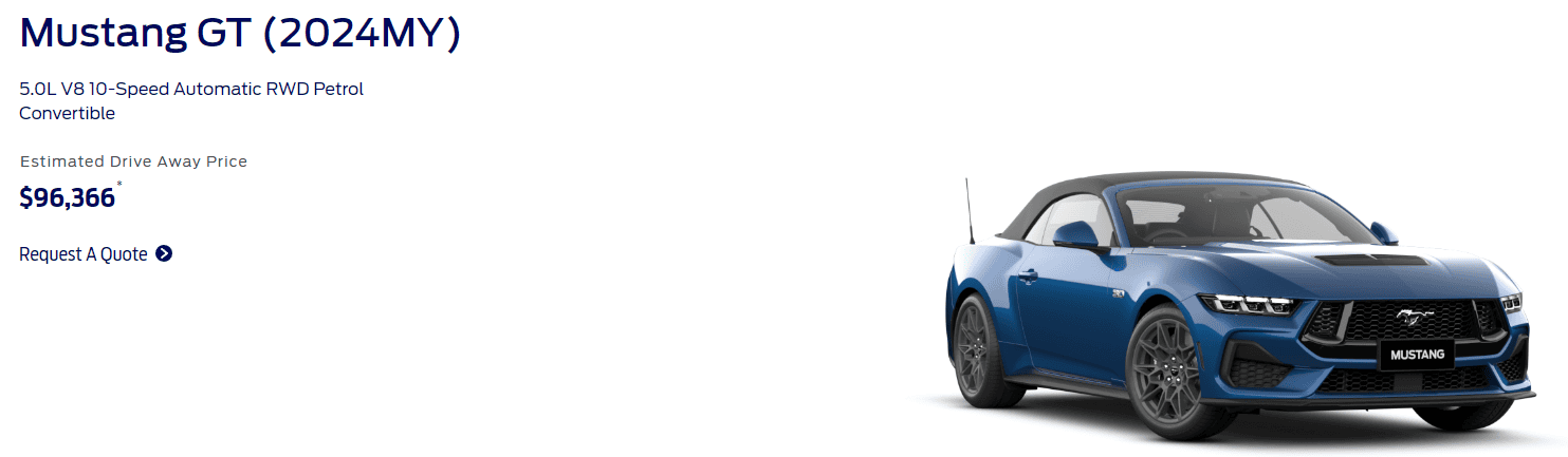 S650 Mustang 2024 Mustang Australia (AU) Pricing and Timing Schedule 1701552814875