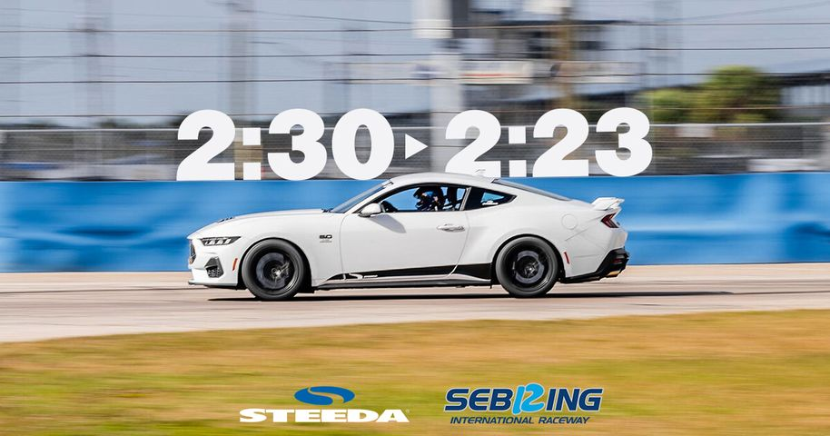 S650 Mustang Steeda's 2024 HPDE Mustang exceeded all of our expectations this past weekend at Sebring! 1704940577858