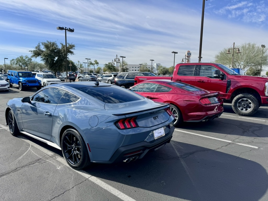 S650 Mustang Anyone taken delivery or seen in real life GT in Vapor Blue? 1705431475395