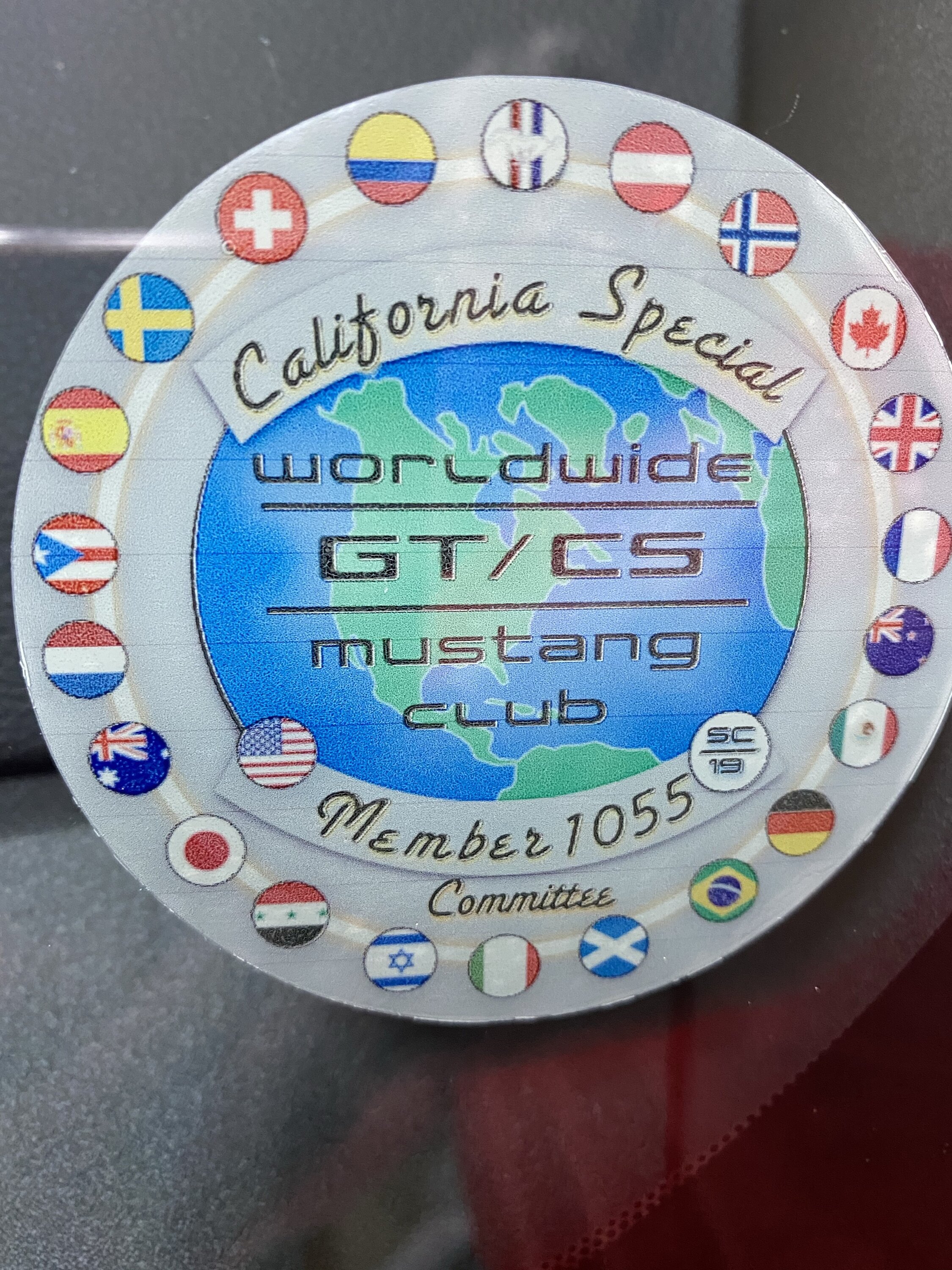 S650 Mustang 24 GT/CS white/ blue wheels! 1709471294954