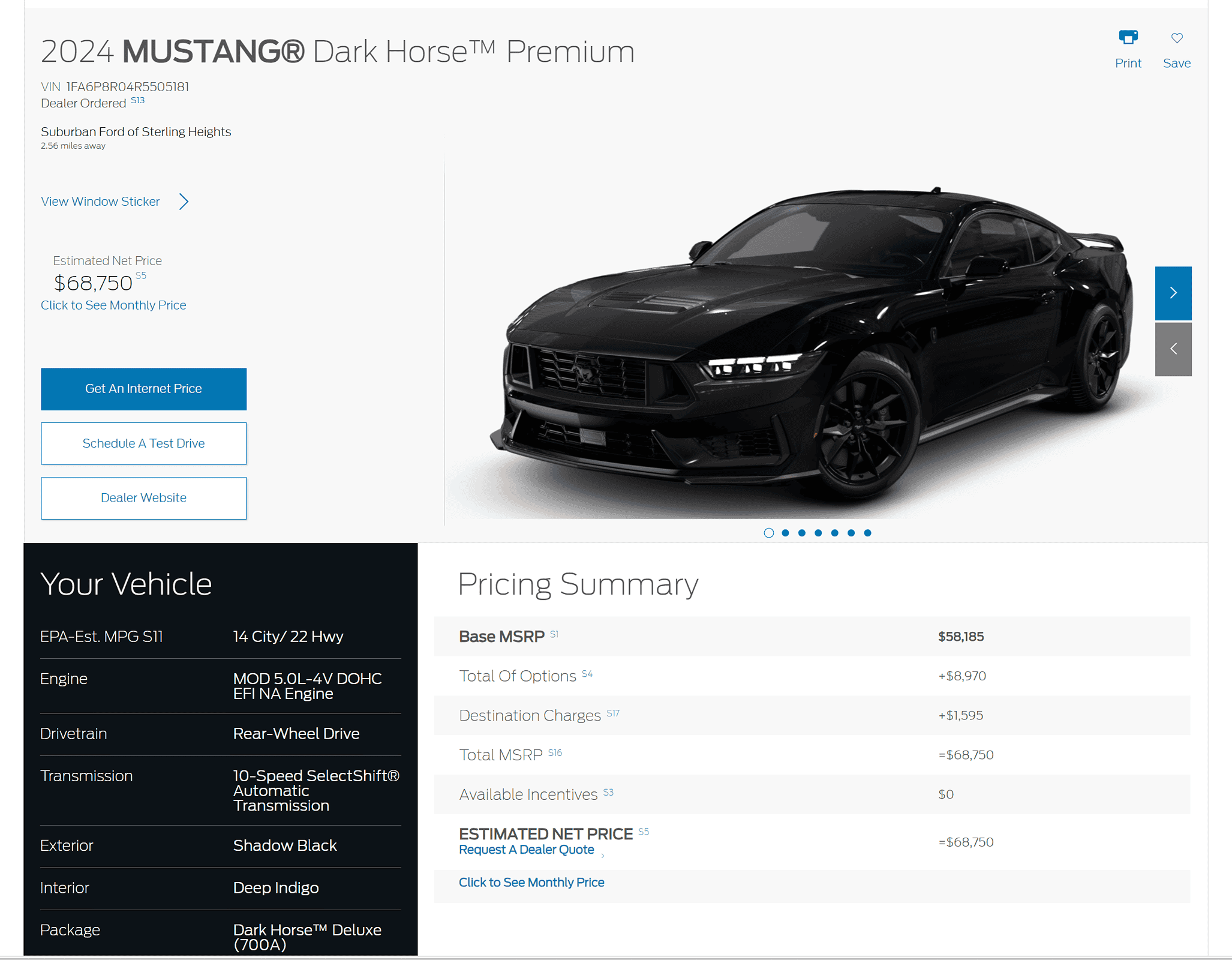 S650 Mustang roadPilot's 2024 Dark Horse (R4964) 1712962358458-8x