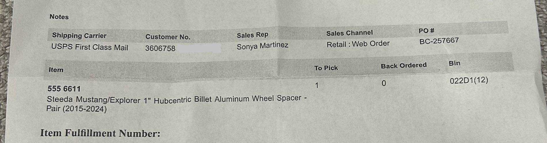 S650 Mustang "Steeda" Wheel Spacers - PSA 1735861841923-yy