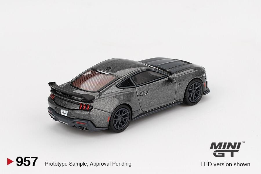 S650 Mustang First S650 2024 Ford Mustang Diecast! 1/18 Dark Horse in Carbonized Gray 1744065653662-6