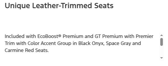 S650 Mustang Question about the seats that come with the GT premium 401A 1746284053717-75