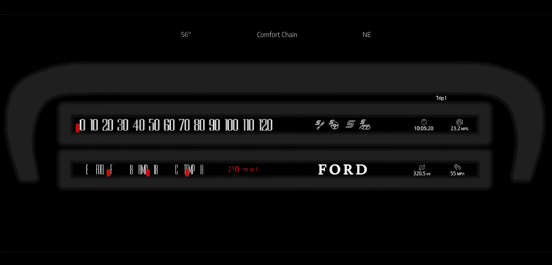 S650 Mustang What if there were more Classic Gauge Clusters? 1965 Fairlane