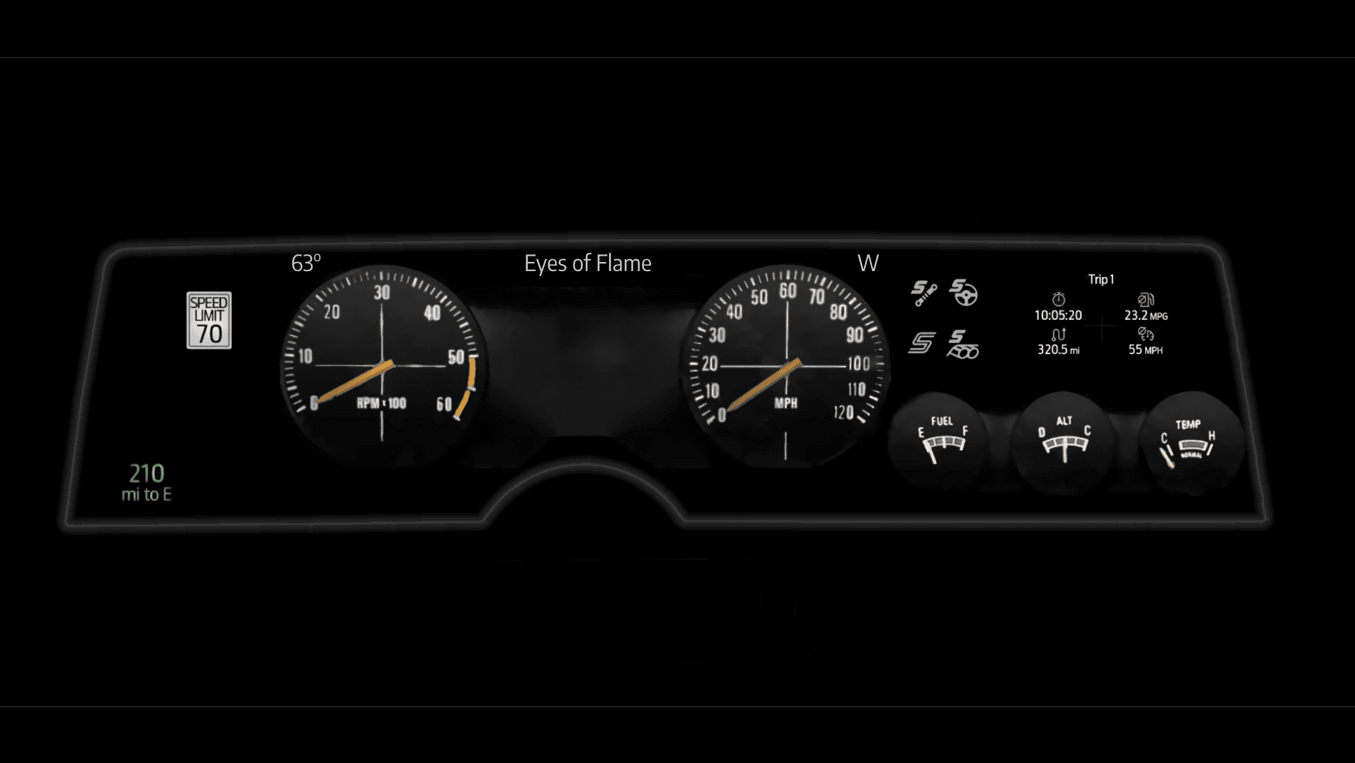 S650 Mustang What if there were more Classic Gauge Clusters? 1974 Mustang II