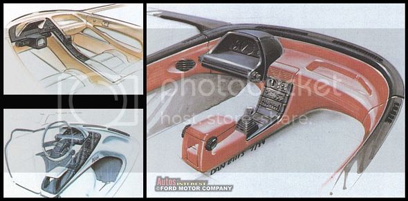 S650 Mustang “Next Gen” Mustang Will be Electric (EV) Only Claims Autoline 1983-ST16-Mustang-interior-sketches_zps81710c80
