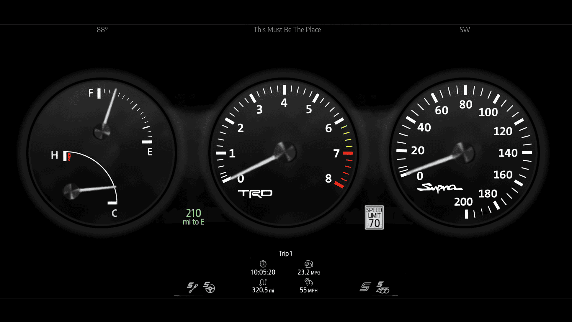 S650 Mustang What if there were more Classic Gauge Clusters? 1993 Toyota Supra