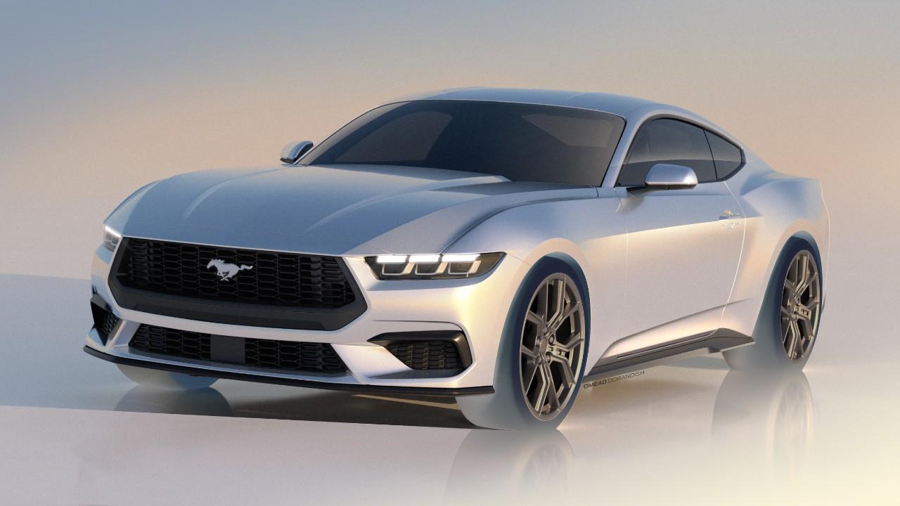 S650 Mustang S650 Mustang Design Sketches, Proposals, Modeling (Exterior + Interior) 2.3EcoBoost front_O.Dorandish