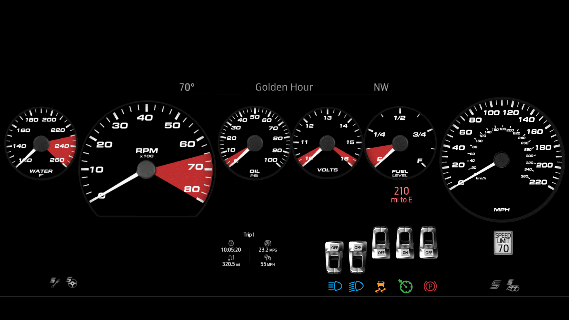 S650 Mustang What if there were more Classic Gauge Clusters? 2005 Ford GT