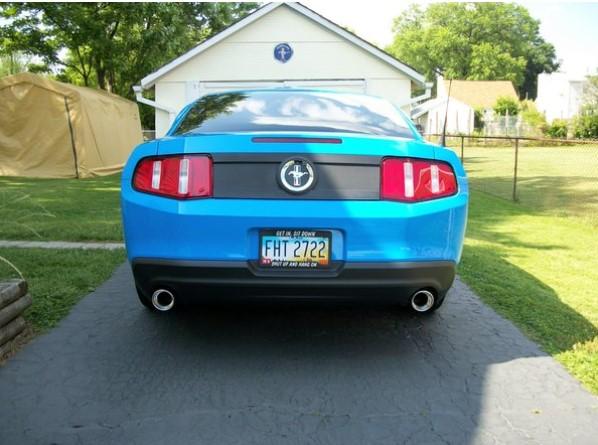 S650 Mustang Black Rear Decklid 2010 mustang rear end