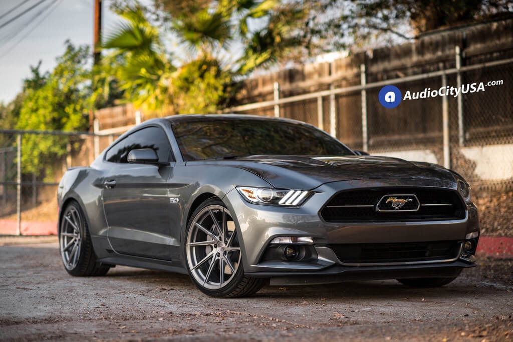 S650 Mustang Authorize Dealer Stance: Rotary Forged SF Series Wheels For Mustang S650 2016_Ford_Mustang_GT_5.0_20x10_20x11_Stance_Wheels_SF01_Brush_Titanium_Mustang_Wheels_AudioCit