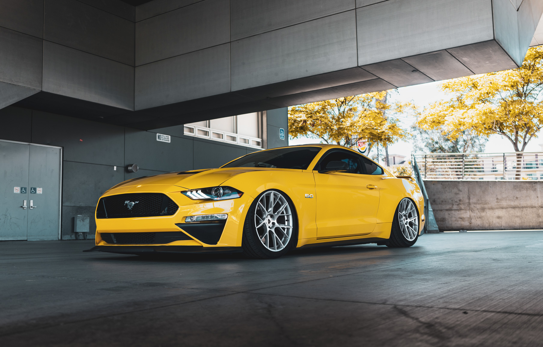 S650 Mustang Blaque Diamond BD-F18 BD-D25 BD-F29 Flow Forged Series - Vibe Motorsports 2018_Ford_Mustang_GT_Blaque_Diamond_Wheels_BDF18_20_inch_Brushed_Silver-13-1